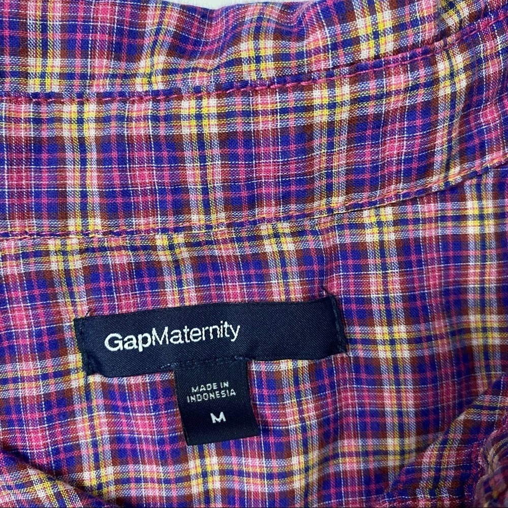 Gap Maternity Button Up Tunic Top - image 3